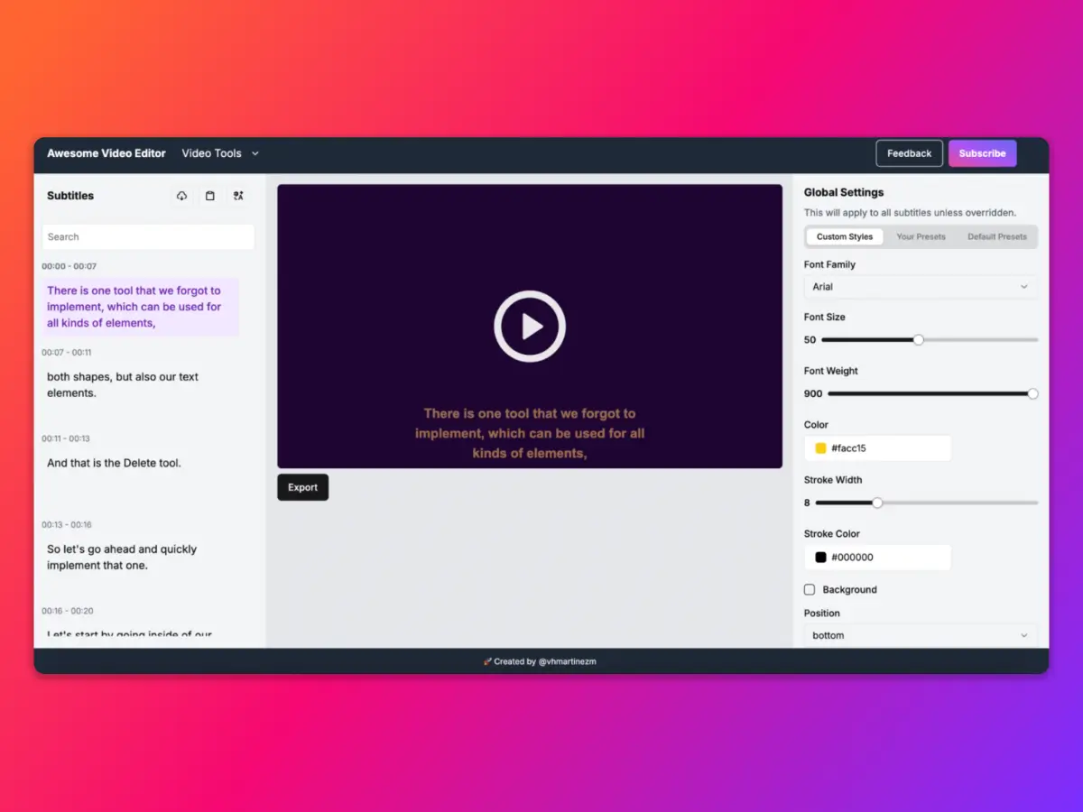 Awesome Video Editor screenshot 2