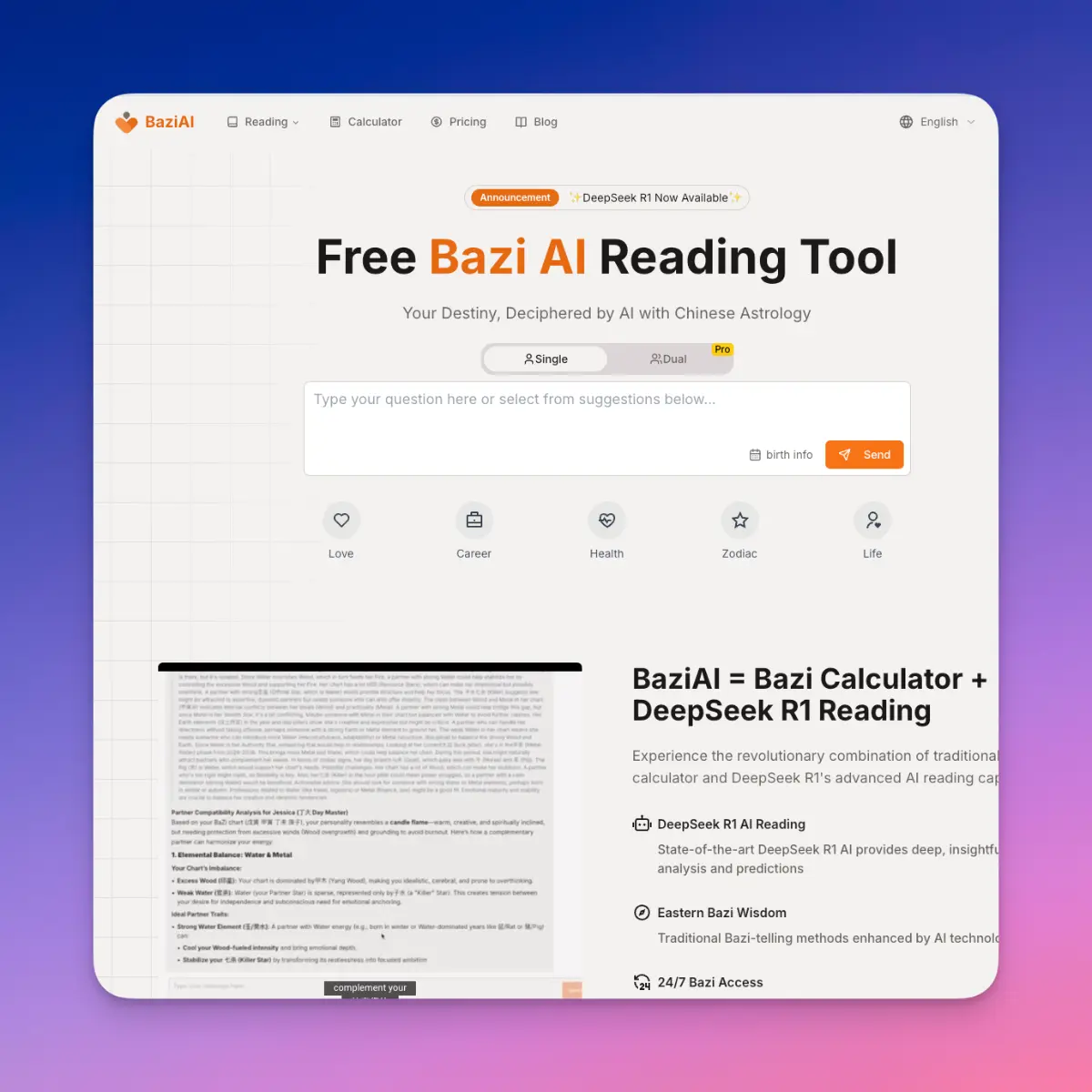 BaziAI screenshot 2