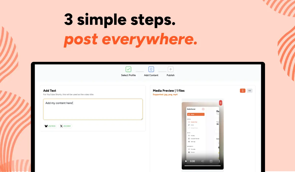 BulletSocial screenshot 2