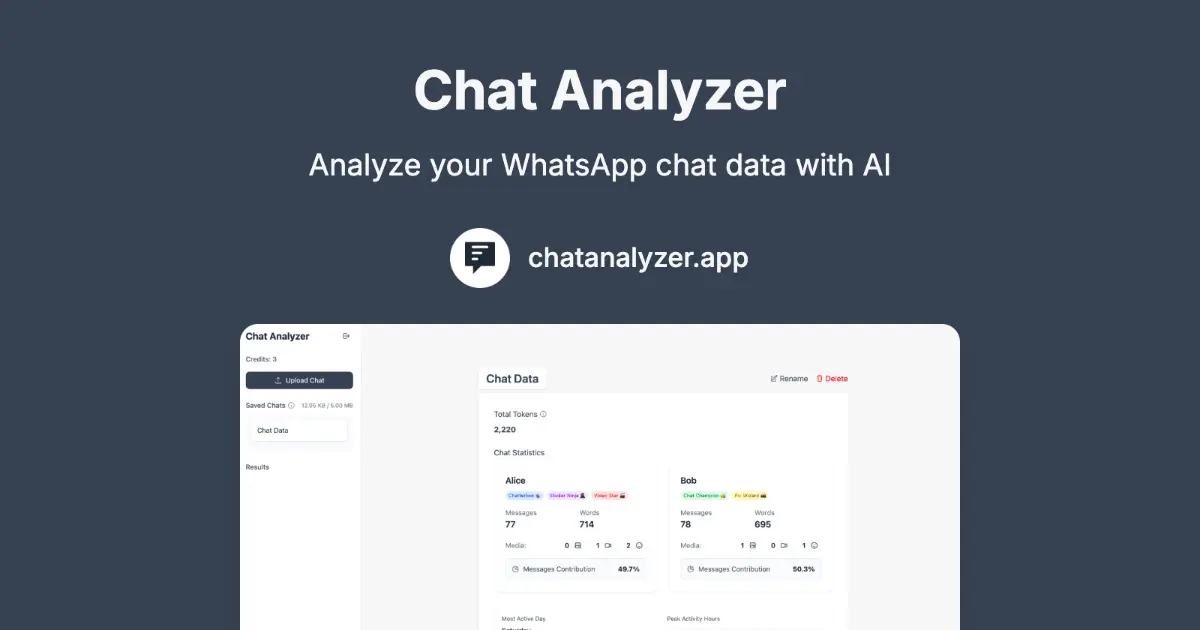Chat Analyzer screenshot 2