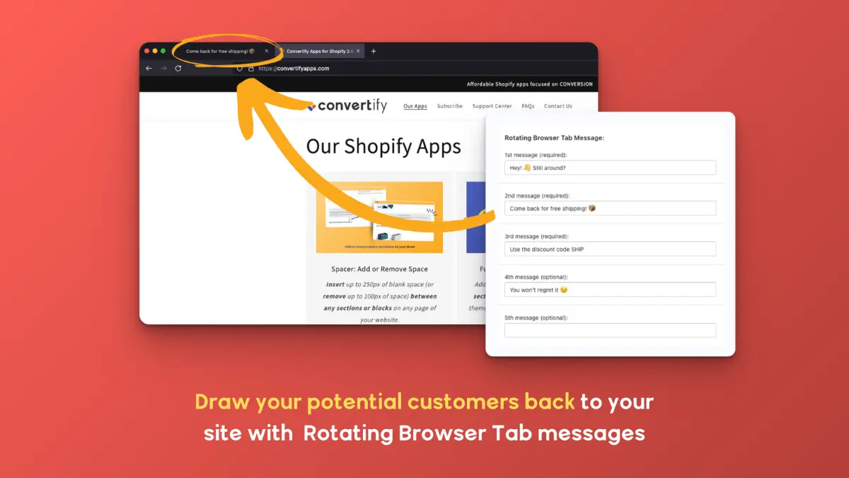 Dynamic Browser Tab Options screenshot 3