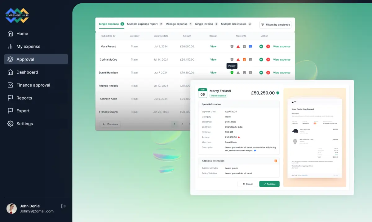 Expense Hub screenshot 2