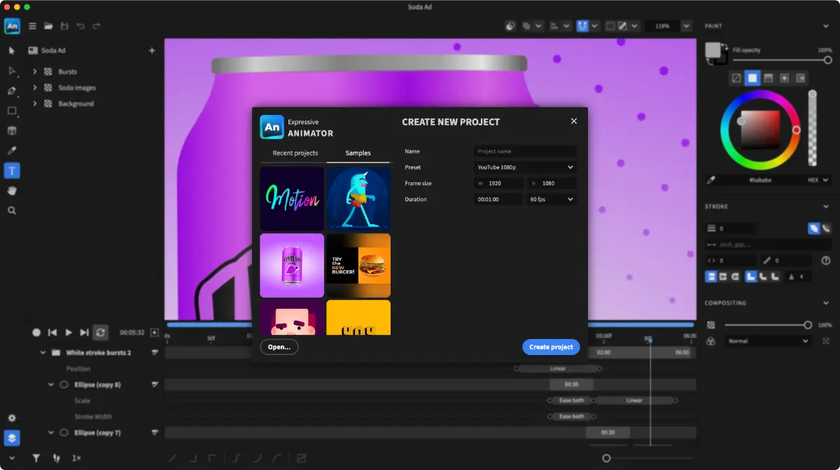Expressive Animator screenshot 2