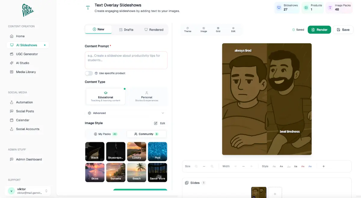 Genviral screenshot 2