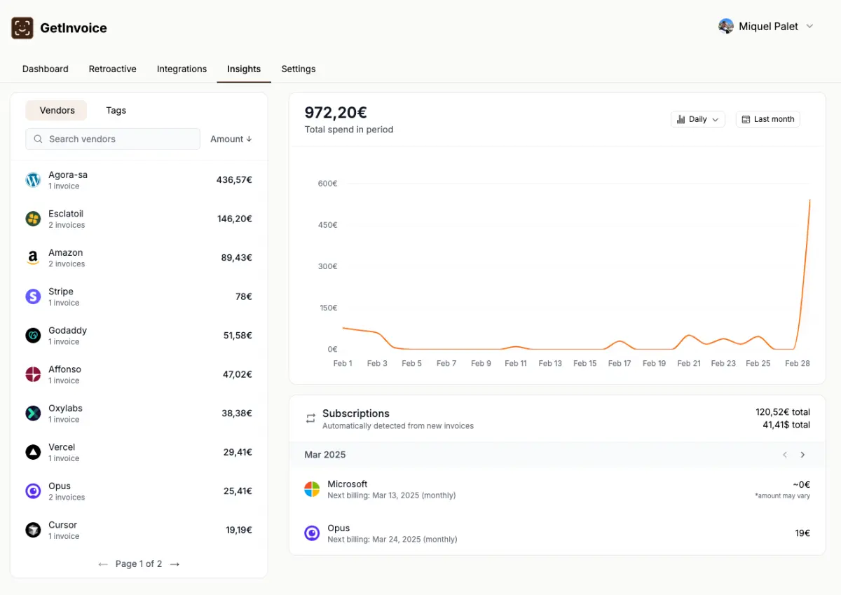 GetInvoice screenshot 3