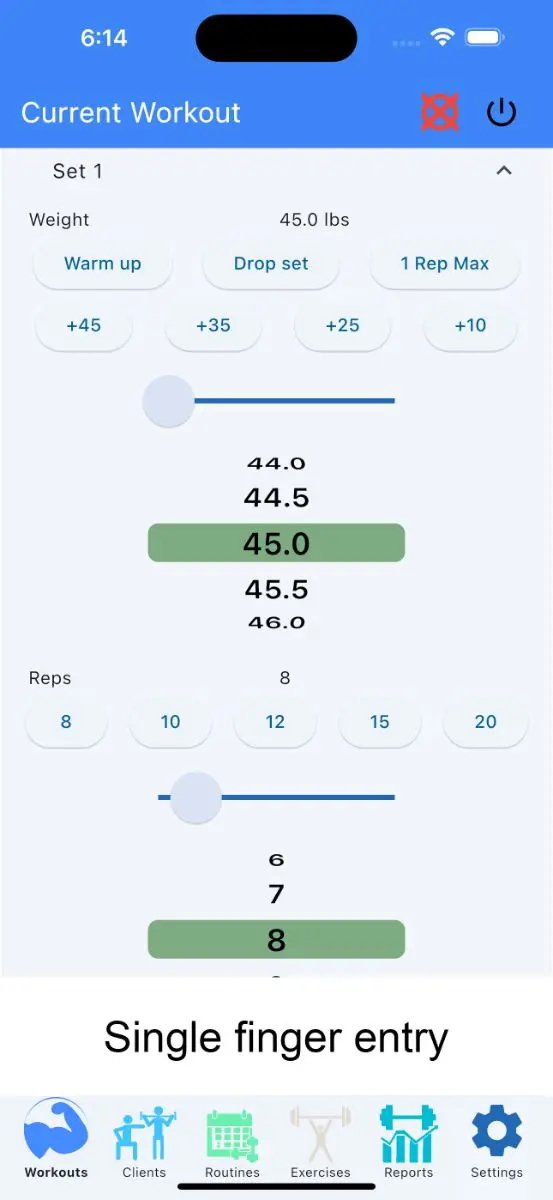 Gym Log Track screenshot 3