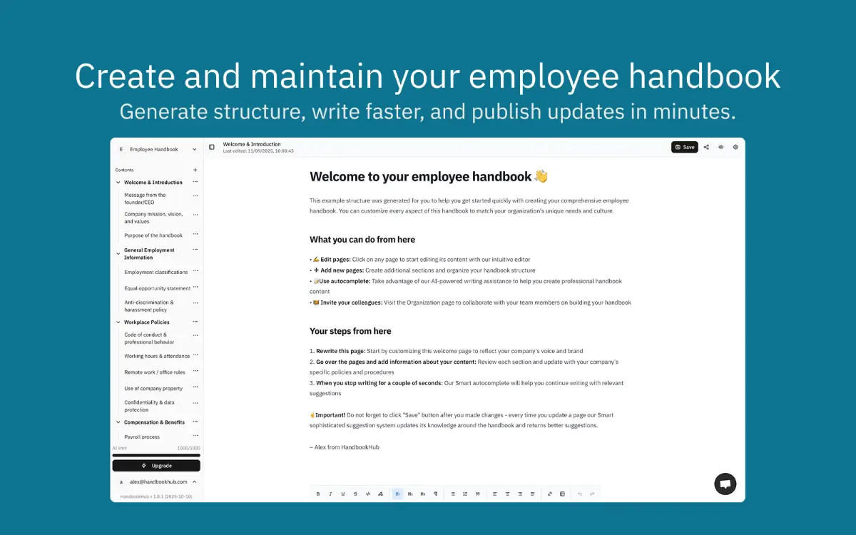 HandbookHub screenshot 2