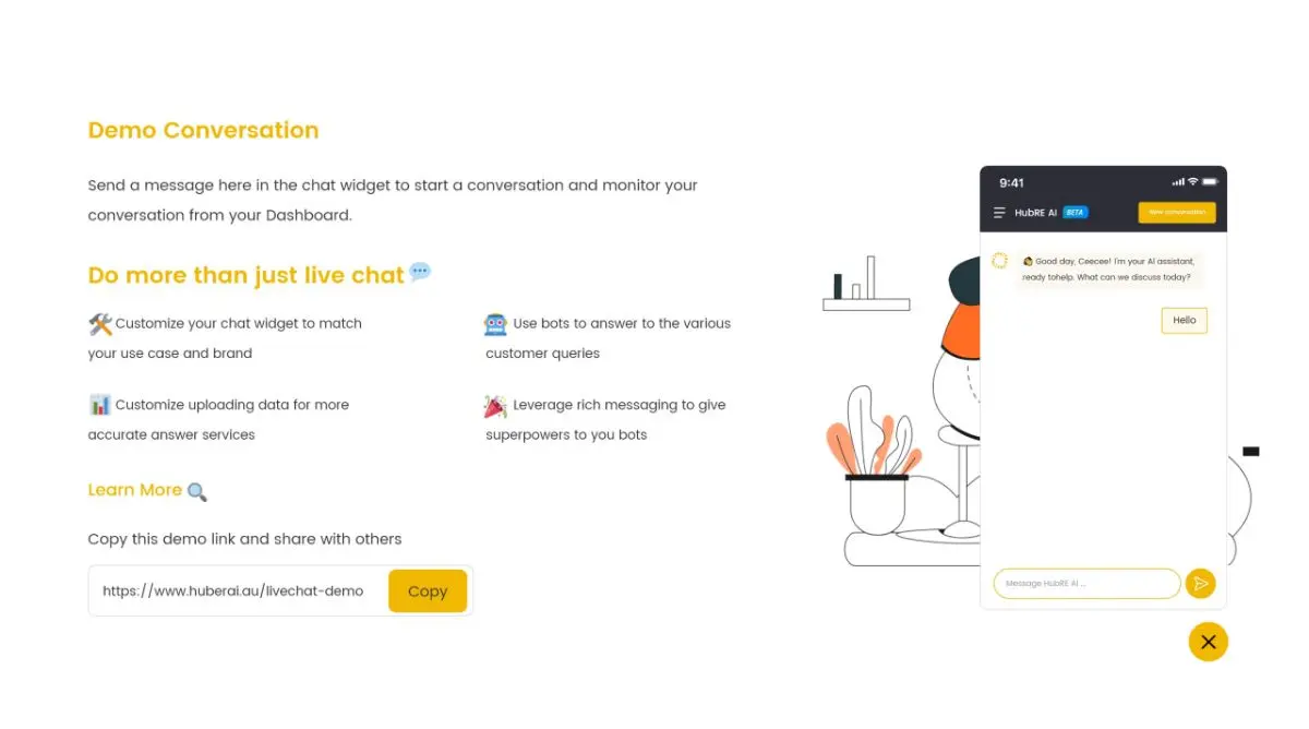 HubRE AI screenshot 1
