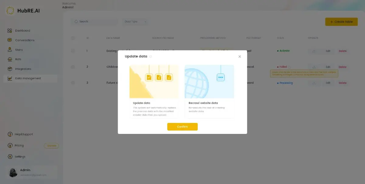 HubRE AI screenshot 2
