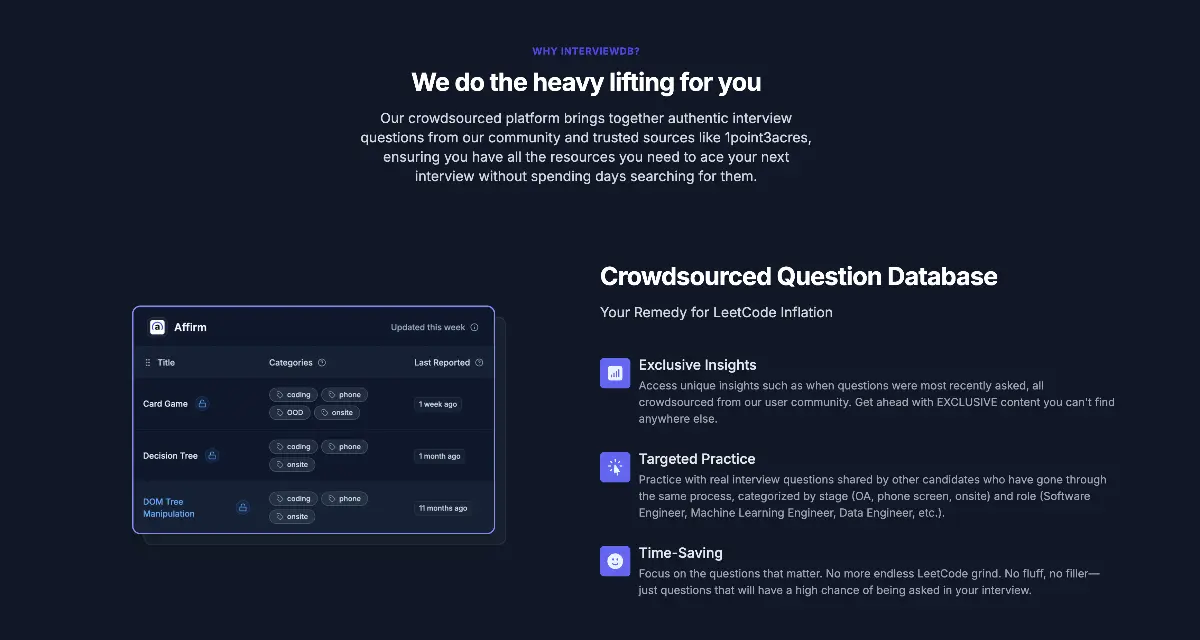 InterviewDB screenshot 3