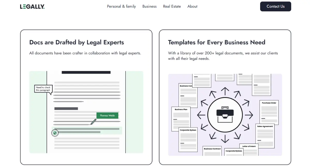 Legally.io screenshot 2