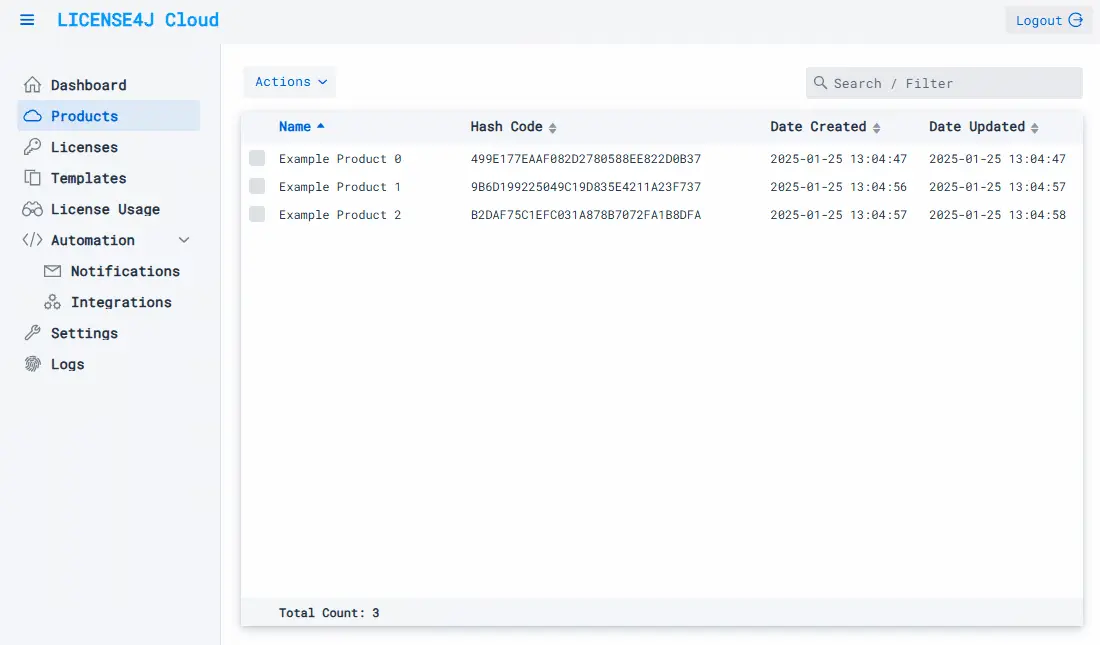 LICENSE4J Licensing screenshot 3