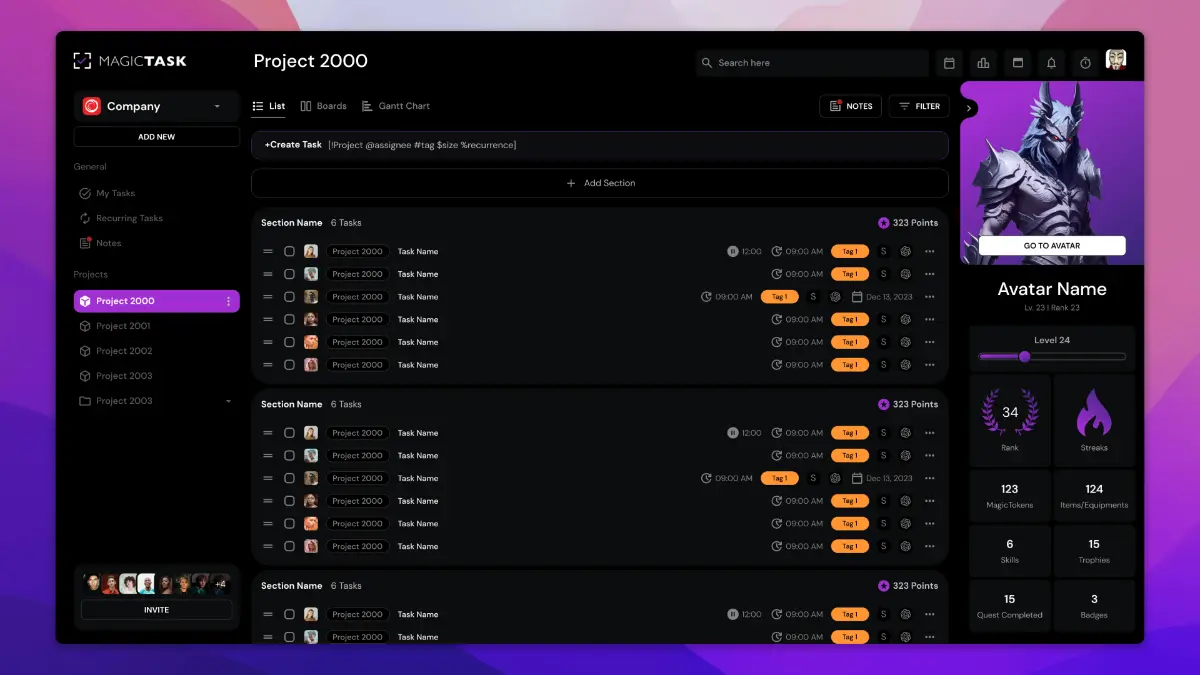 MagicTask screenshot 2