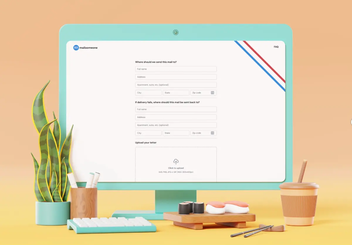 mailsomeone screenshot 2