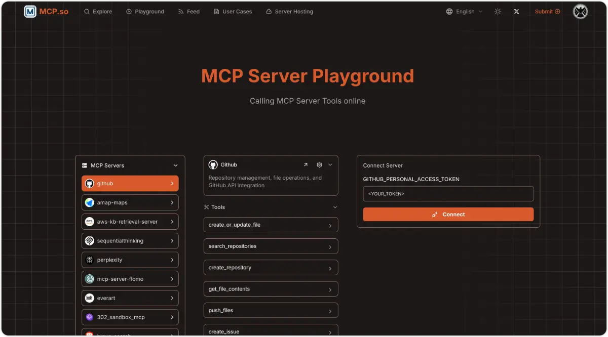 mcp.so screenshot 2