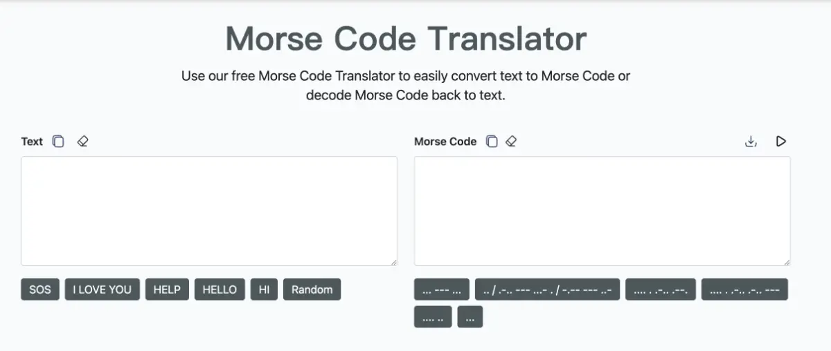 Morse Code Translator screenshot 3