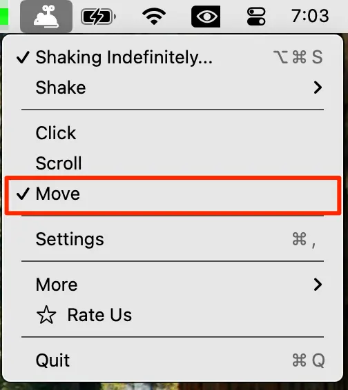 Mouse Shaker screenshot 3