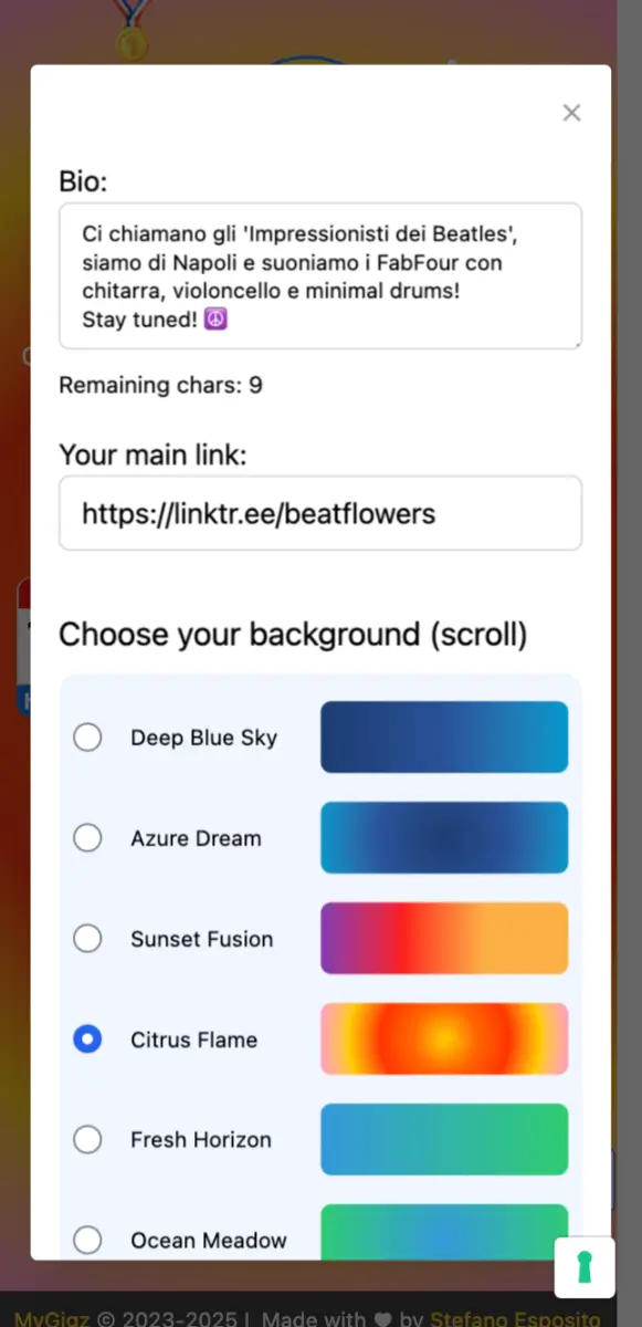 MyGigz screenshot 4