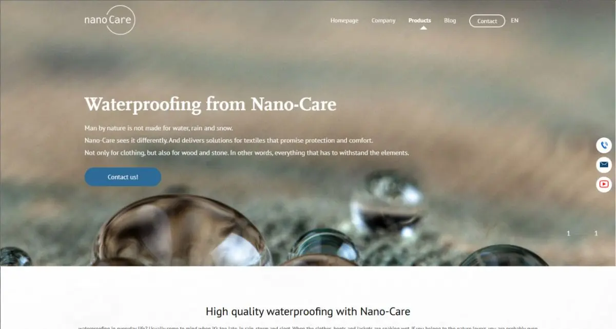 Nano-Care Deutschland AG screenshot 2
