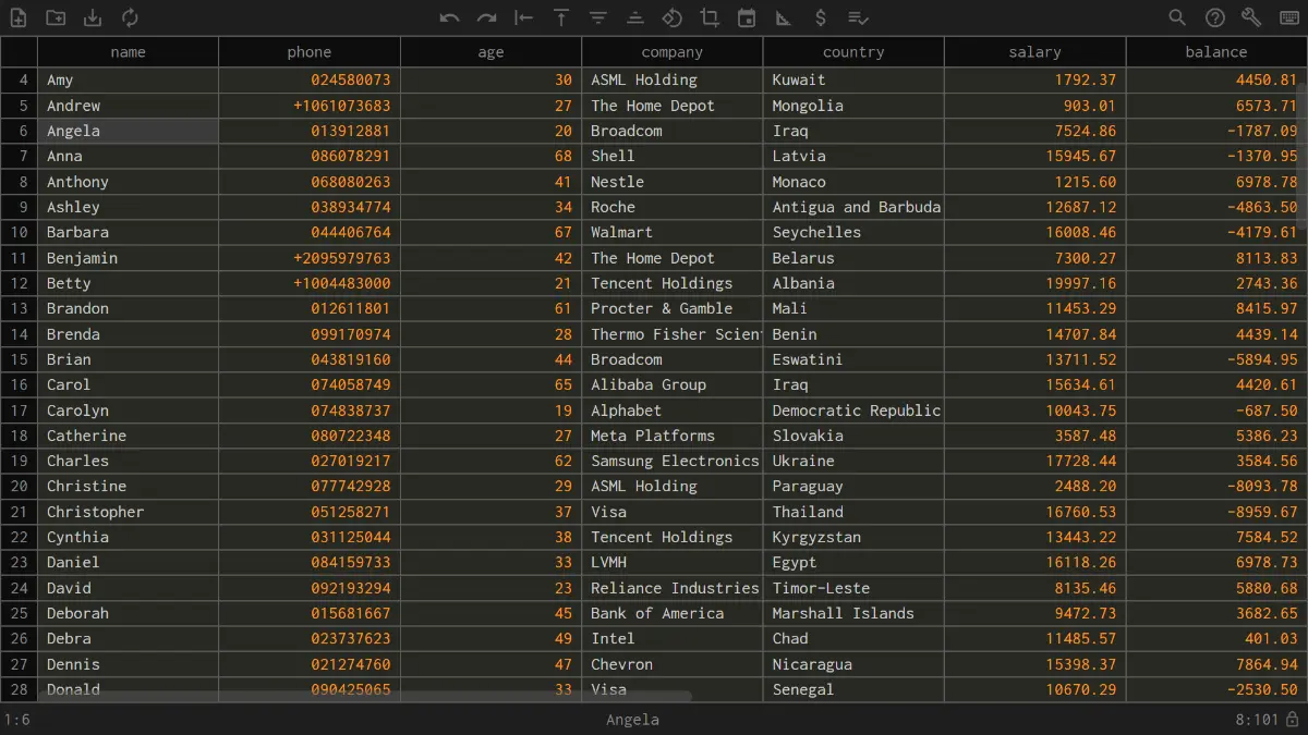 Nanocell-csv screenshot 3