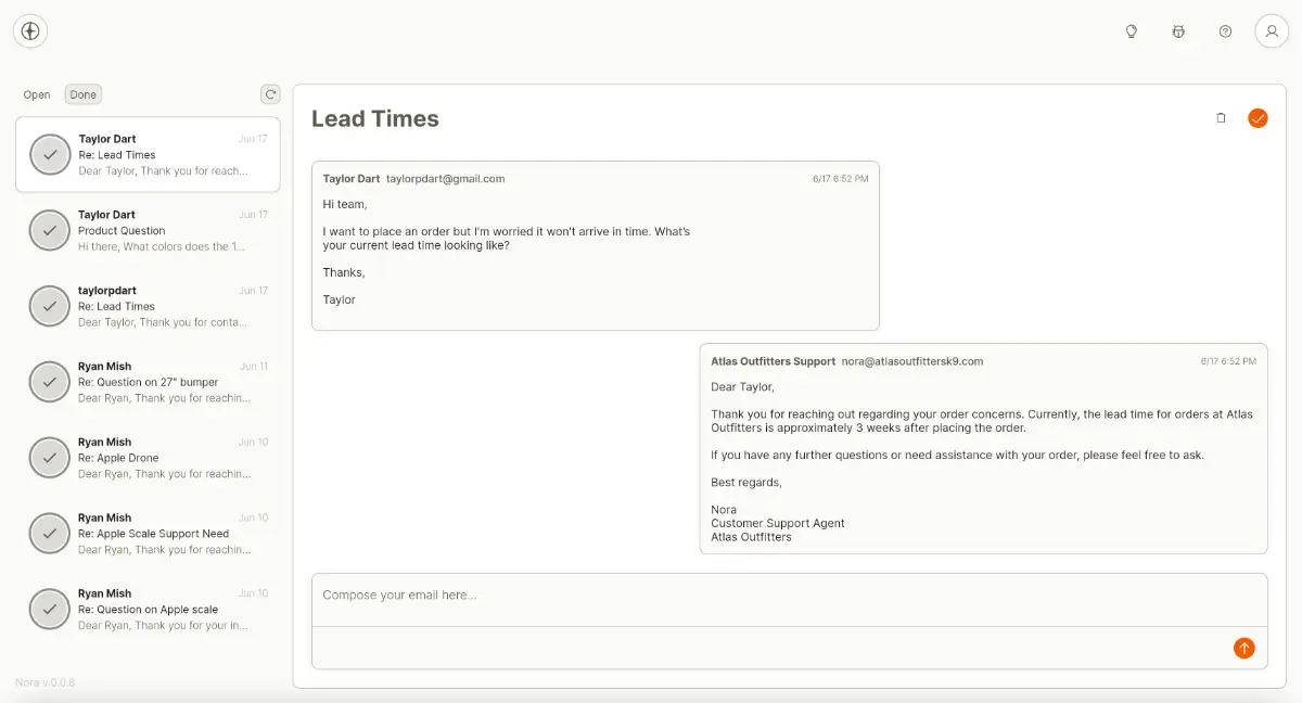 Nora screenshot 4