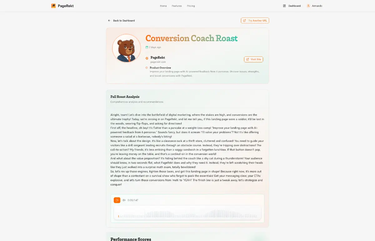 Pagerekt screenshot 2