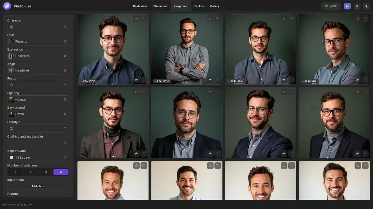 PhotoFuseAI screenshot 2