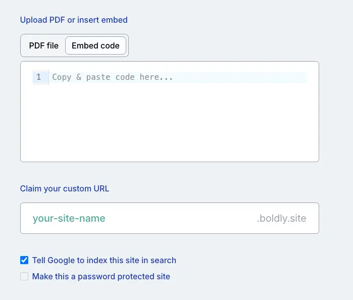 Boldly: Docs to Sites Instantly screenshot 2