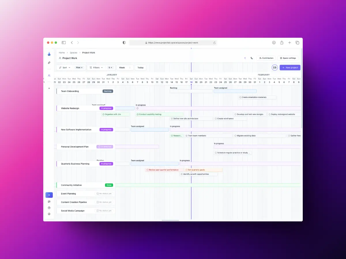 ProjectLab screenshot 1