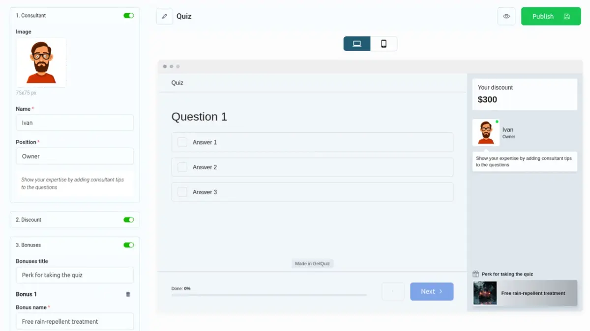 QuizLead screenshot 3