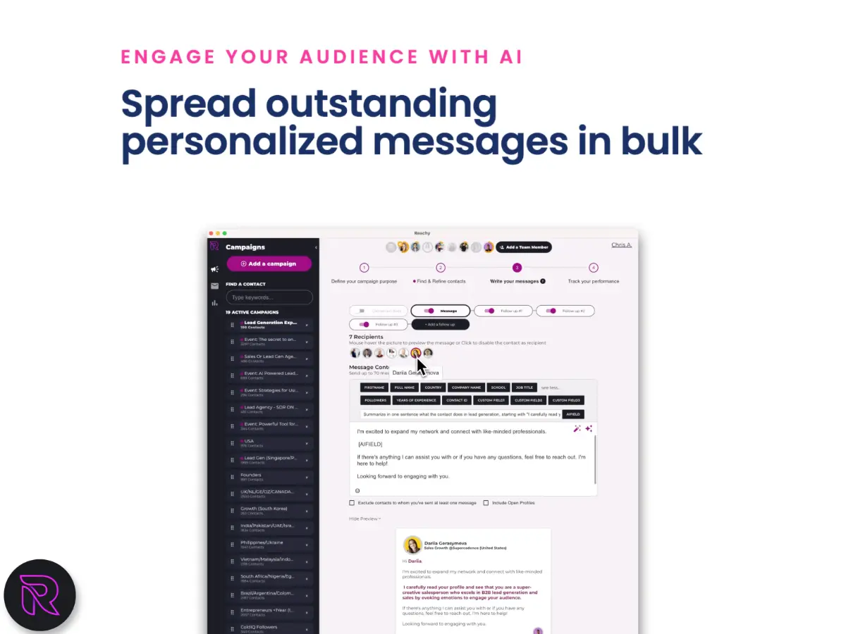 Reachy.ai screenshot 4