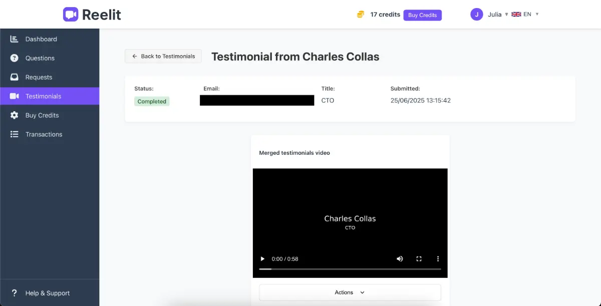Reelit screenshot 2