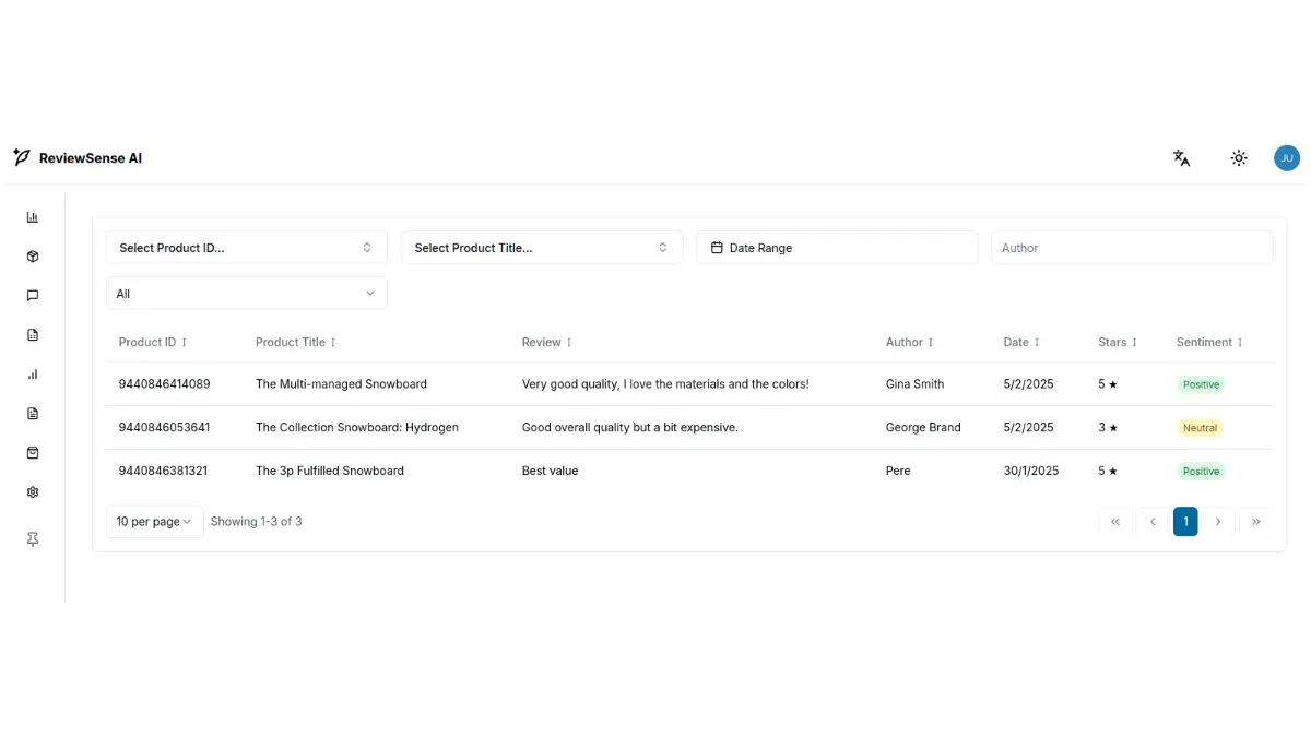 ReviewSense AI screenshot 4