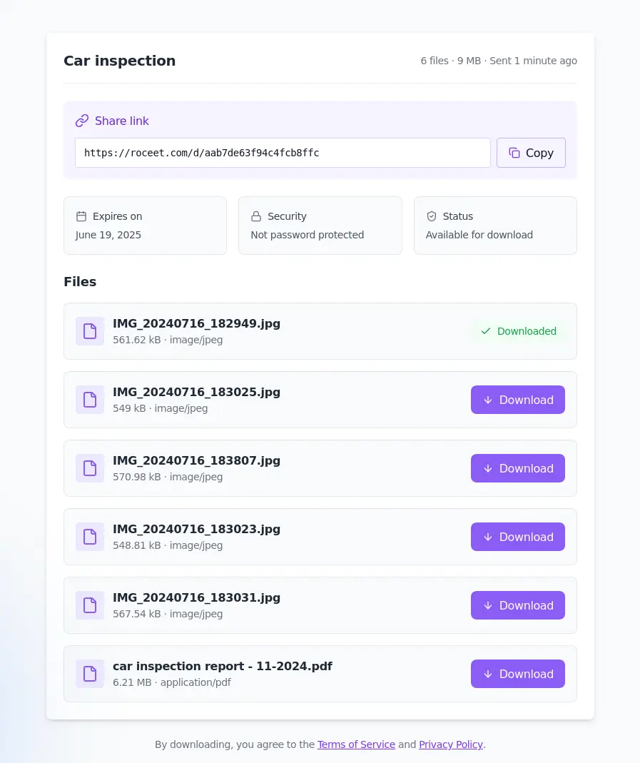 Roceet screenshot 3