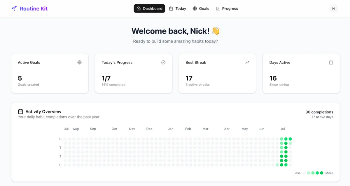 RoutineKit screenshot 2