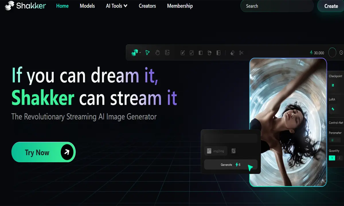 Shakker-ai image generator screenshot 2
