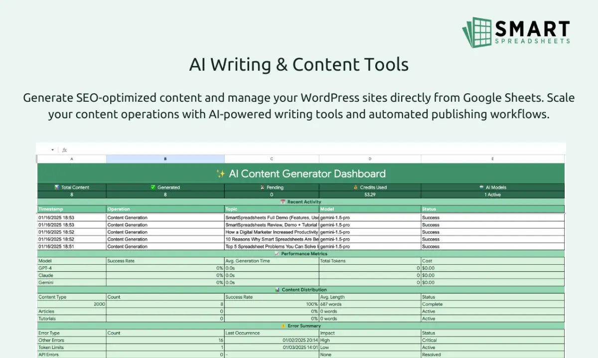 Smartspreadsheets screenshot 3