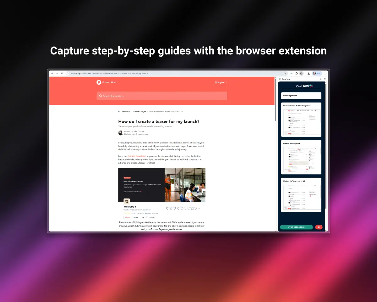 SowFlow screenshot 2