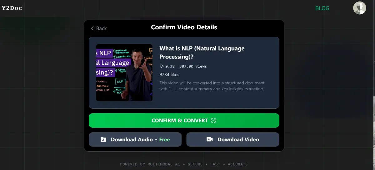 y2doc screenshot 2