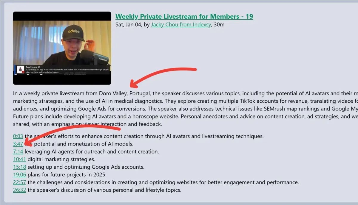 Summarily screenshot 3