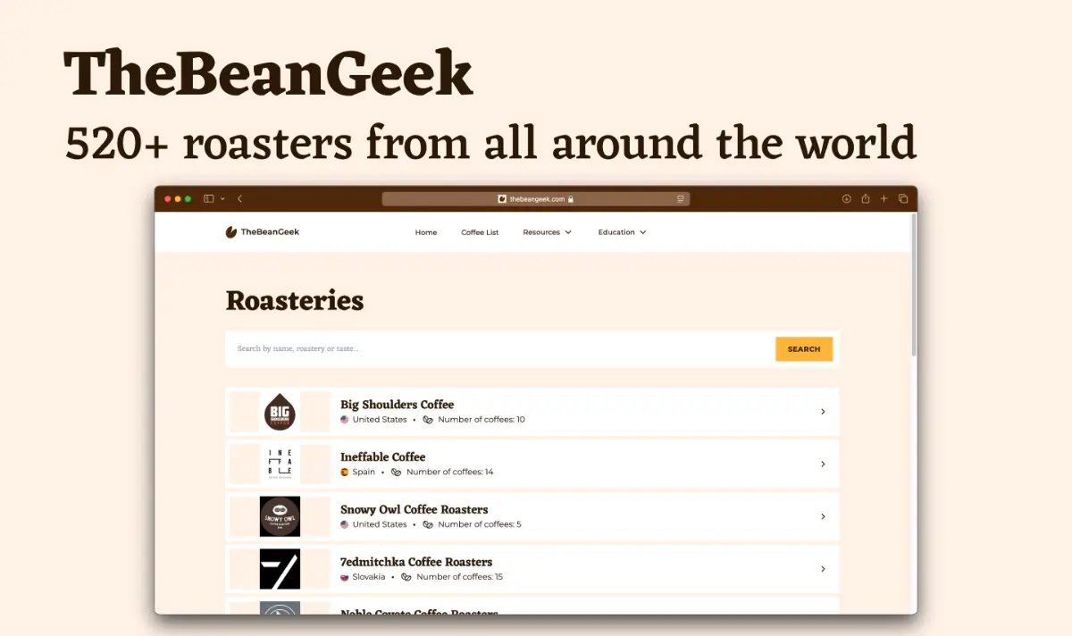 TheBeanGeek screenshot 2