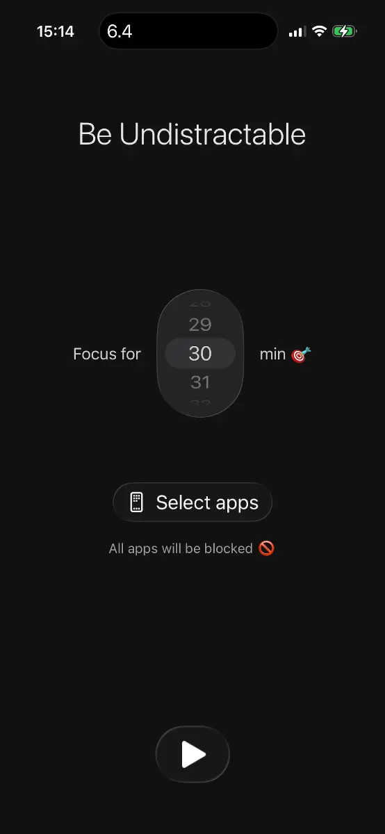 Undistractable screenshot 2