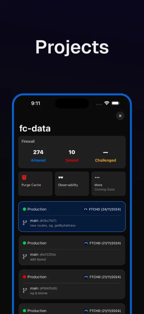 Vercel Mobile screenshot 2