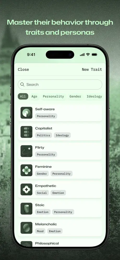 Wisent Character App screenshot 3