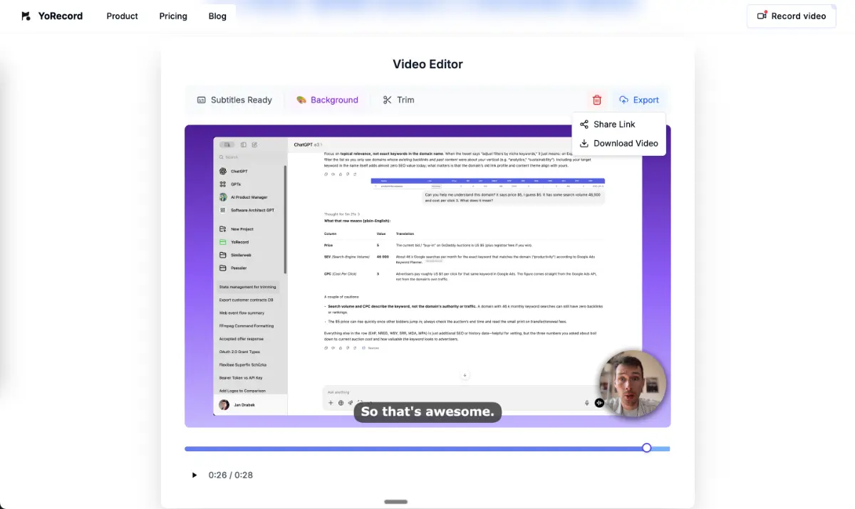 YoRecord screenshot 3