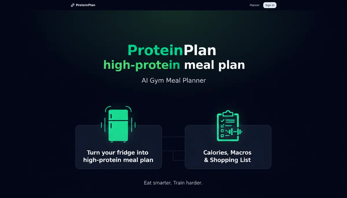 ProteinPlan screenshot 1