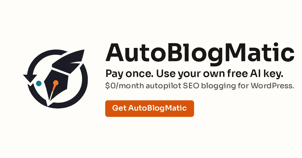 AutoBlogMatic screenshot 1