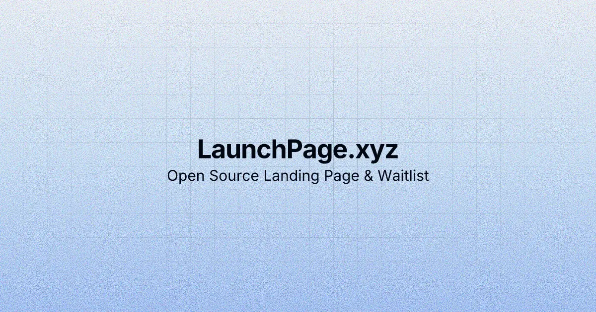 LaunchPage Lander screenshot 1