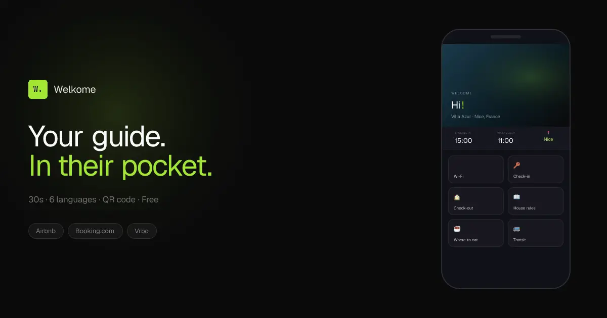 Welkome screenshot 1
