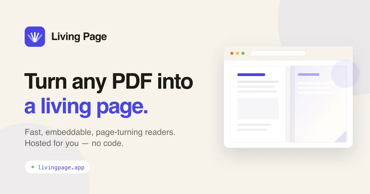 Living Page screenshot 2